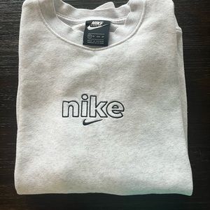White Nike Crewneck